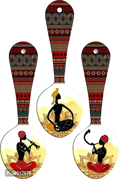 Designer Rajasthani Art Wall-Ha Hanging Decor Wall-Decor-For Hanging Bedroom Pack Of 3-thumb0