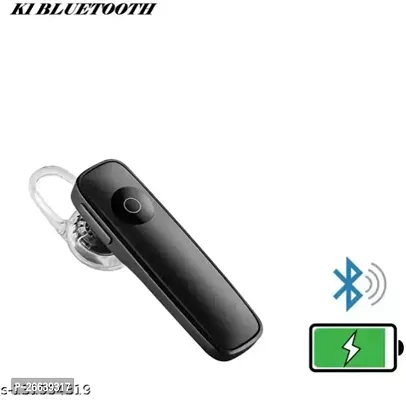 Trendy K1 Single Ear Wireless Earbuds Bluetooth Headset With Mic W26 Bluetooth Headset Black, In The Ear