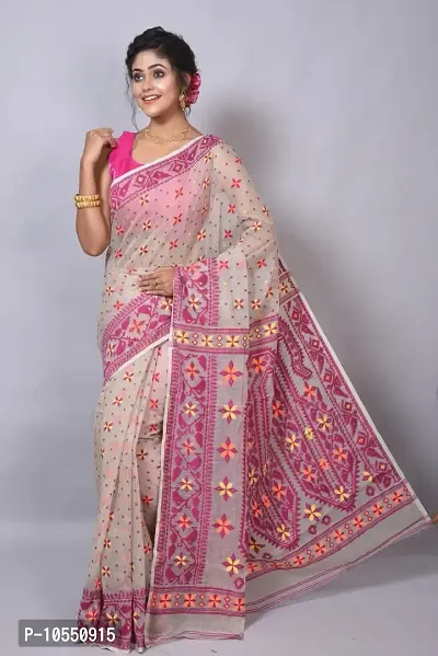 Stylish Cotton  Printed Saree without Blouse piece