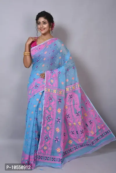 Stylish Cotton  Printed Saree without Blouse piece