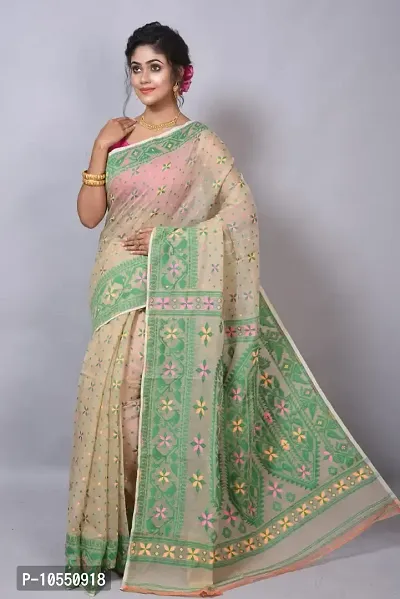 Stylish Cotton  Printed Saree without Blouse piece