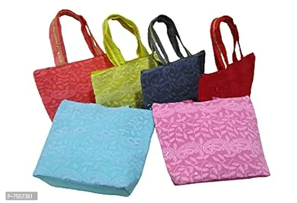 Women Bags For Return Gifts Haldi, Wedding, Sangeet Shagun Gift Pooja Pack of 6