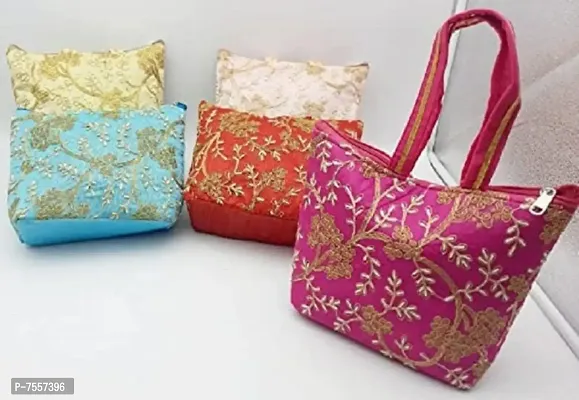 Women handbag Shagun Pouch Return Gifts Pack of 6 pcs-thumb0