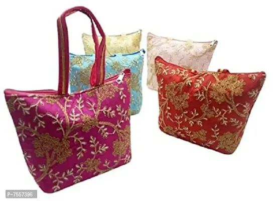 Women handbag Shagun Pouch Return Gifts Pack of 6 pcs-thumb2