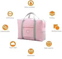 Foldable Travel Duffel Bag Tote Carry on Luggage Sport Duffle Weekender Overnight for Women and Girl-thumb2