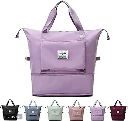 Large Capacity Folding Travel Bag, Travel Lightweight Waterproof Carry Handbags-thumb0