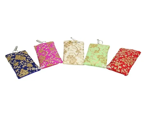 Vintage Mobile Potli Pouches for Women Pack of 2 Multicolored