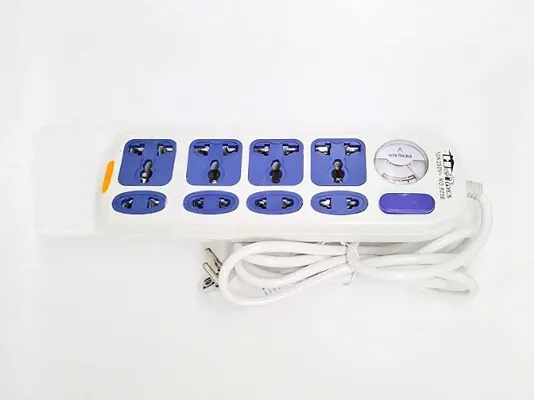 10 Meter Long Cable Electrical Surge Protection Extension Cord Board 8 Sockets