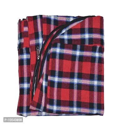 UNQ Cotton Zipper 300 TC Single Bed Mattress Cover-thumb2
