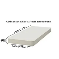 CheckMe Cotton Single Bed Mattress Cover with Elastic Strap-thumb1