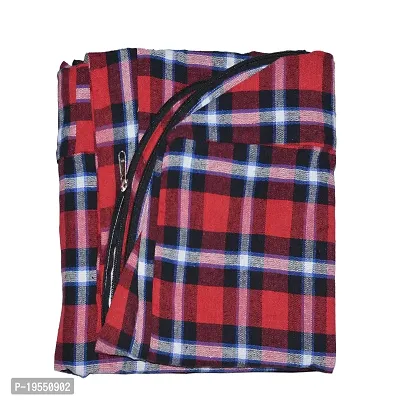 UNQ Cotton Zipper 300 TC Single Bed Mattress Cover-thumb2