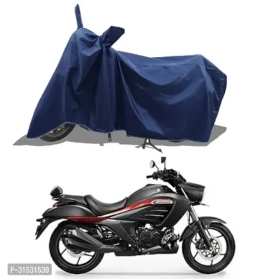 STYXER :-  Suzuki Intruder 250 Two Wheeler Motercycle Bike and Scooty  Cover with Water-Resistant and Dust Proof Premium 190T Fabric_Navy Blue