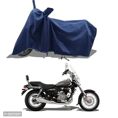 STYXER :-   Bajaj Avenger  Cruise 220 BS6 Two Wheeler Motercycle Bike and Scooty  Cover with Water-Resistant and Dust Proof Premium 190T Fabric_Navy Blue-thumb0