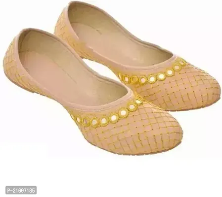 Elegant Beige Synthetic  Bellies For Women