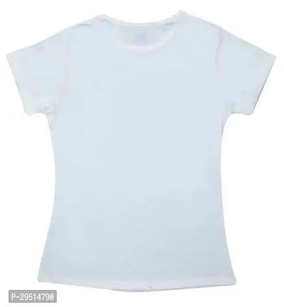 Stylish Cotton Blend T-Shirt for Women-thumb2