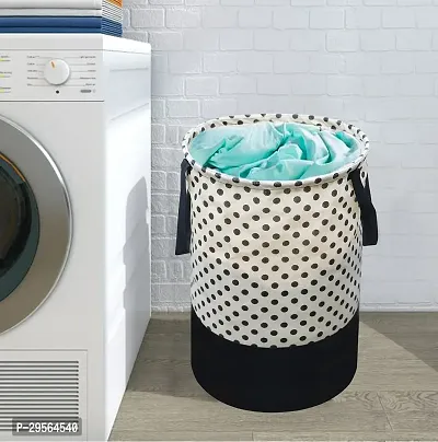 Fancy Laundry Bag For Clothes Toy Storage Collapsible Laundry Storage Basket For Dirty Clothes 45 L-thumb2