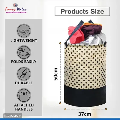 Fancy Laundry Bag For Clothes Toy Storage Collapsible Laundry Storage Basket For Dirty Clothes 45 L-thumb3