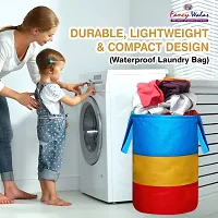 Fancy Laundry Bag For Clothes Toy Storage Collapsible Laundry Storage Basket For Dirty Clothes 45 L-thumb1