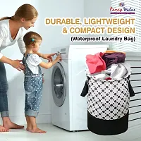 Fancy Laundry Bag For Clothes Toy Storage Collapsible Laundry Storage Basket For Dirty Clothes 45 L-thumb1