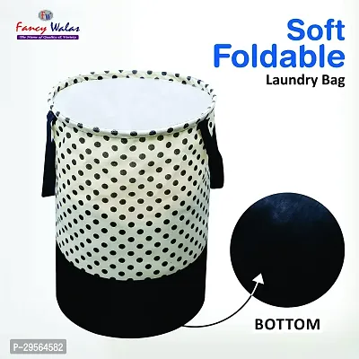 Fancy Laundry Bag For Clothes Toy Storage Collapsible Laundry Storage Basket For Dirty Clothes 45 L-thumb5