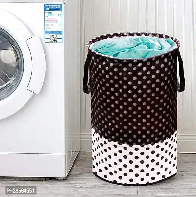 Fancy Laundry Bag For Clothes Toy Storage Collapsible Laundry Storage Basket For Dirty Clothes 45 L-thumb2