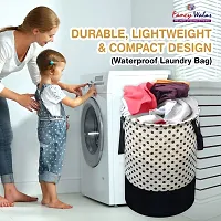 Fancy Laundry Bag For Clothes Toy Storage Collapsible Laundry Storage Basket For Dirty Clothes 45 L-thumb1