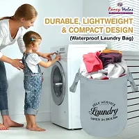 Fancy Laundry Bag/Basket For Dirty Clothes Storage Bag Collapsible With Top Closer Pack Of 1-thumb4