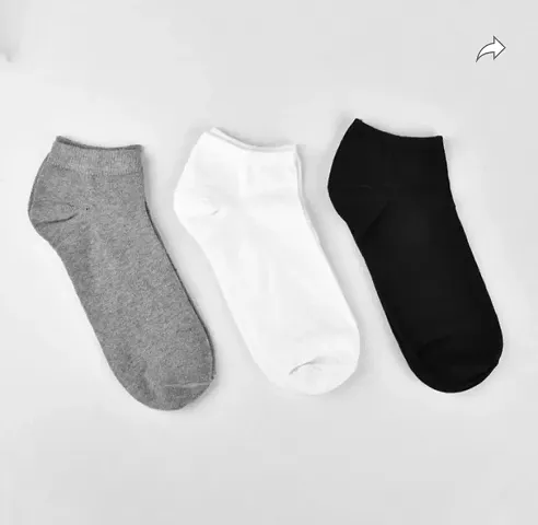Socks for men and women cotton socks ankle length socks . ( multi Colour )