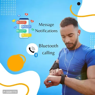 Modern Unisex Smart Watch With Bluetooth Calling-thumb2