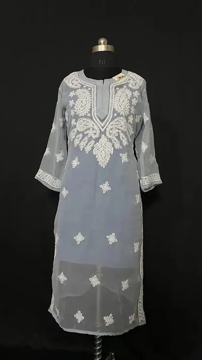 A-Line Georgette Kurta For Women