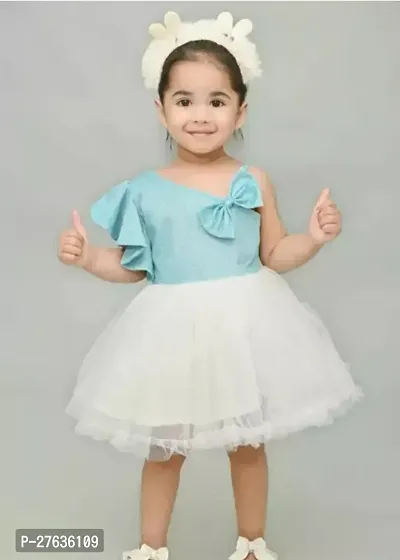 Kids baby girls partywear cute looking pretty dress-thumb0