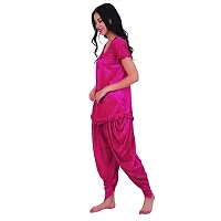 pink hub Women'sTop  Patiala Pyjama Night Suit Colour-Pink-thumb2