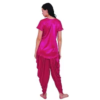 pink hub Women'sTop  Patiala Pyjama Night Suit Colour-Pink-thumb4