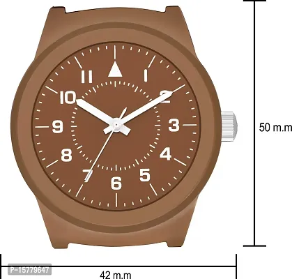 Stylish Brown Leather Analog Watches For Men-thumb4