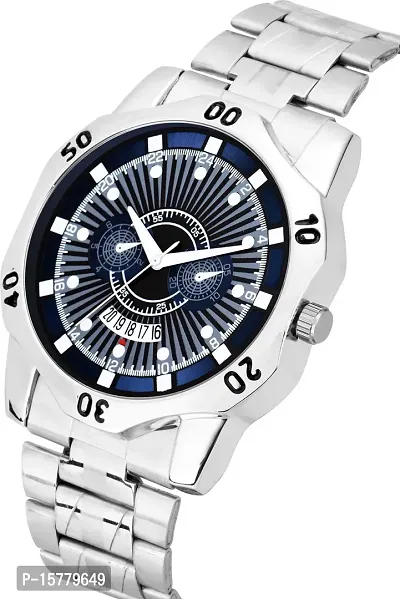 Stylish Blue Analog Watches For Men-thumb2