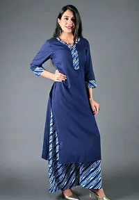 Stylish Fancy Cotton Kurta With Bottom Wear Set For Women-thumb2