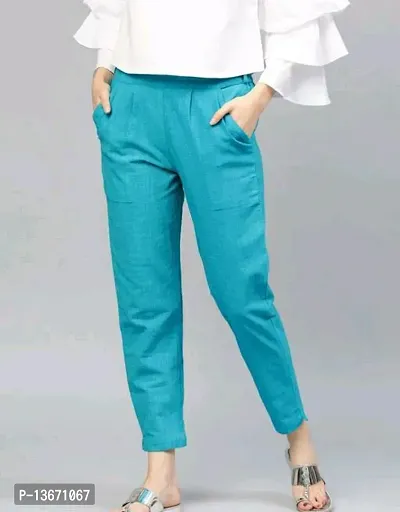 HUMAIRA FASHIONS Cotton Ladies Designer Trouser, Waist Size: 32-42 at Rs  278/piece in New Delhi