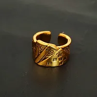 Sujal Impex Bikers jewelry Playing Poker Card Unique Ring  Gold  Metal Ring For Men And Women-thumb2