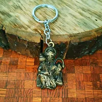 Sujal Impex Religious Lord Pawanputra Hanuman Gada  Bronze  Zinc And Metal Keychain For Men and Women-thumb1