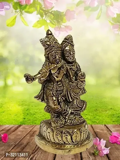 Religious Golden Lord Idol Statue Showpiece for Spiritual and Festive Decor