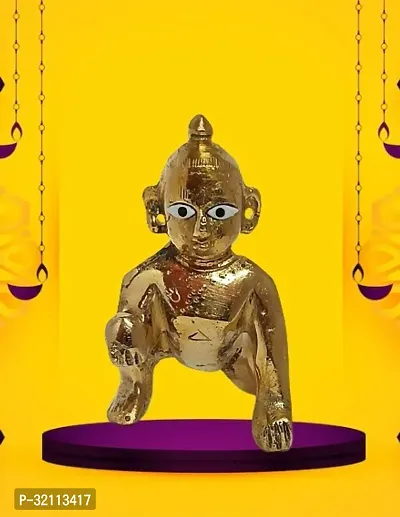 Religious Golden Lord Idol Statue Showpiece for Spiritual and Festive Decor