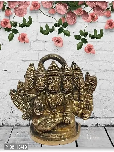 Religious Golden Lord Idol Statue Showpiece for Spiritual and Festive Decor-thumb0