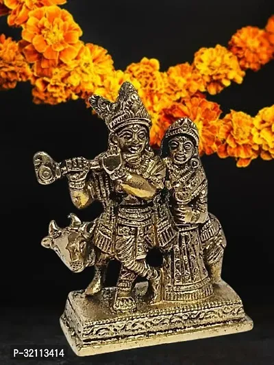 Religious Golden Lord Idol Statue Showpiece for Spiritual and Festive Decor