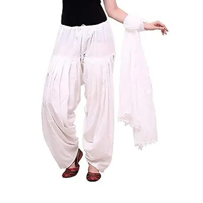 Buy White Viscose Solid Patiala Pants Combo of 2  Lowest price in India  GlowRoad