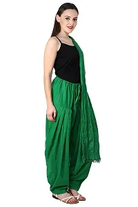 Mango people products Full cotton Patiala Salwar With Dupatta ( Special Green)-thumb1