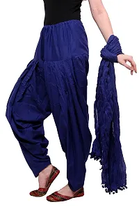Mango people products Full cotton Patiala Salwar With Dupatta (Special ROYAL BLUE)-thumb1