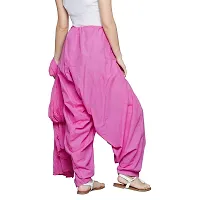 Branded Filter Products Women's Regular Fit Cotton Patiala Salwar With Dupatta Set (BFPMBPAT01_Pastel Pink_Free Size)-thumb1