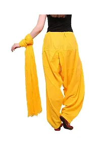 Mango people products Full cotton Patiala Salwar With Dupatta ( Special Mustard / Dark Yellow)-thumb4