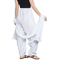 BRANDED FILTER PRODUCT'S Women's Readymade Patiala Salwar With Dupatta Set (Free Size) (WHITE)-thumb1