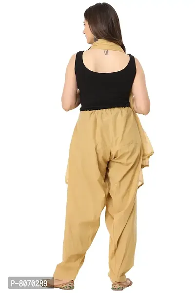 ENDFASHION Woman's Cotton Plain Patiala Salwar || Patiala || Patiyala || Patiala Pants || Cotton Patiala || Free Size (Multicolour) (Cotton, Beige)-thumb2